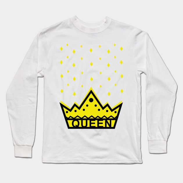 Queen crown Long Sleeve T-Shirt by tomiatta